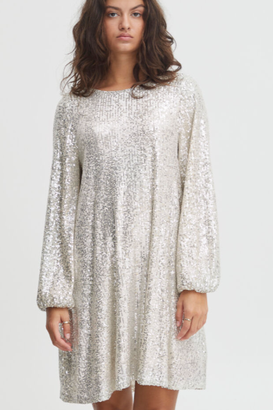 ichi, ihfauci dress, frosted almond, womens