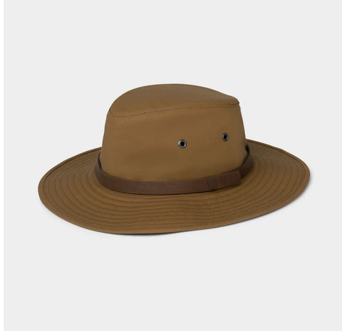Waxed Rugged Fedora - British Tan