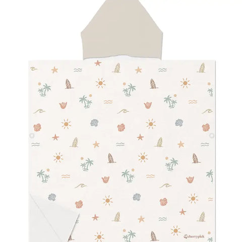 Kids Hooded Beach Poncho