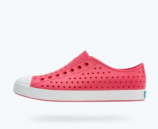 NATIVE SHOES - ADULT JEFFERSON SHOE in DAZZLE PINK/ SHELL WHITE