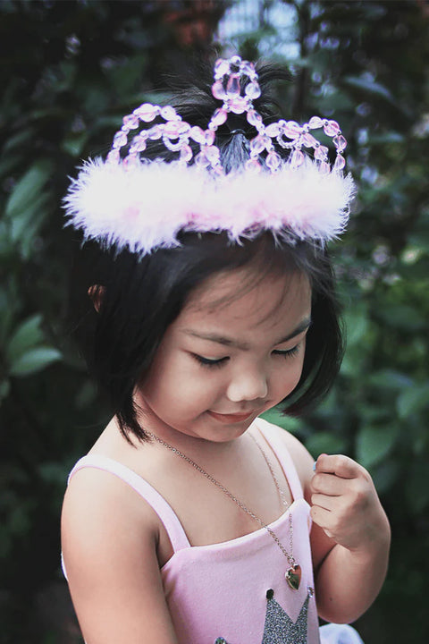 Princess Tiara | Pink & Silver Princess Tiara