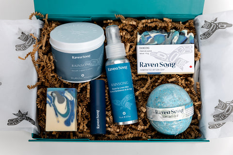 Corporate Gift Box for BC Businesses made by Authentic Indigenous brand Ravensong
