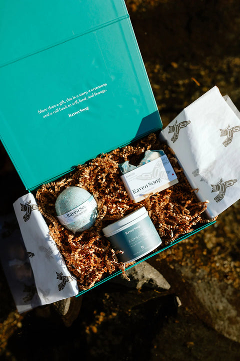 RainSong Signature Artisan Gift Box | Sea Salt, Agave & Vetiver