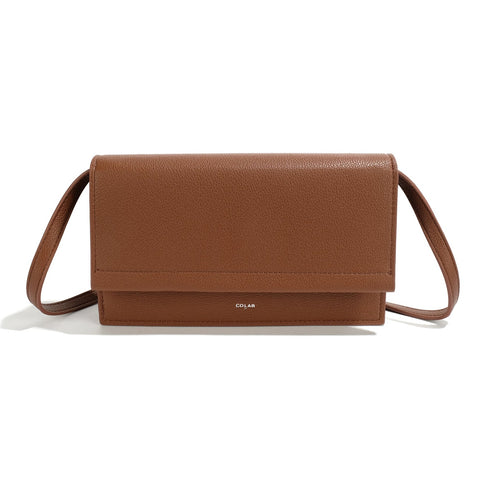 Editor'S Pick 'Kaia' Organizer Crossbody Clutch #6995 | Coffee