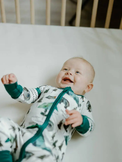 Sleeper with Fold-over Cuffs | Borealis Bear