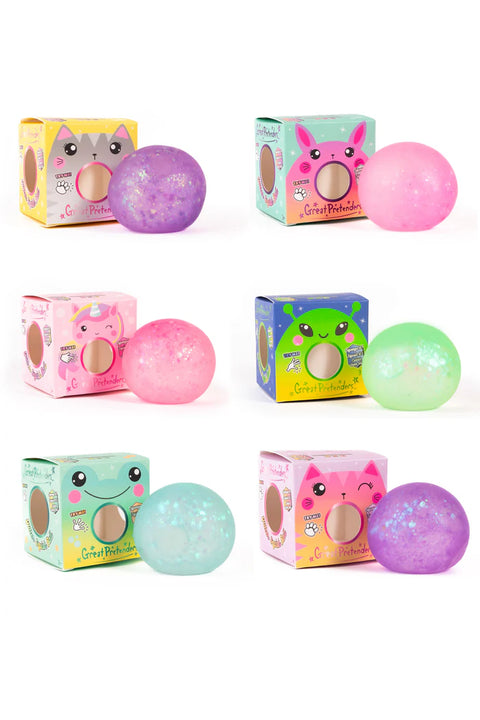 Glitterally Amazing Squishy Ball | Assorted Colours