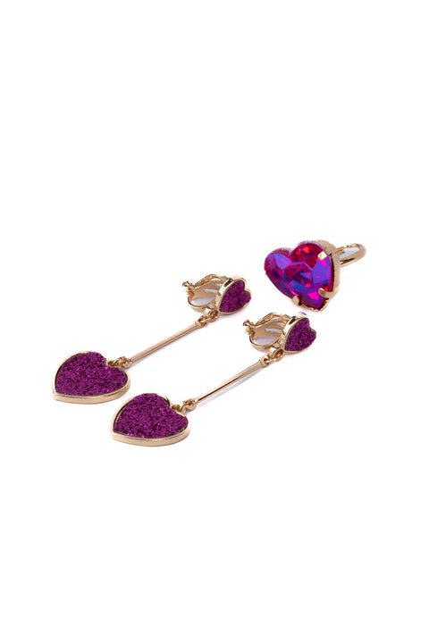 For My Favourite Clip On Earrings & Ring Set