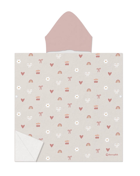 Kids Hooded Beach Poncho