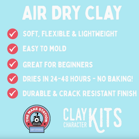DIY Dry Clay Kit | Strawberry Snailcake