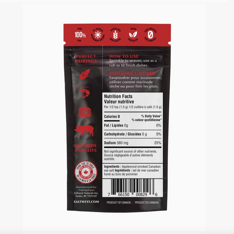 Applewood Smoked Sea Salt | 45g