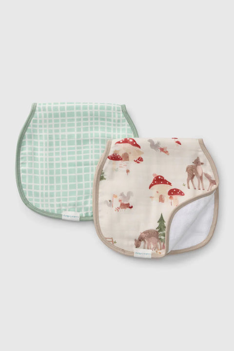 Burp Cloth 2 Pack | Forest Families