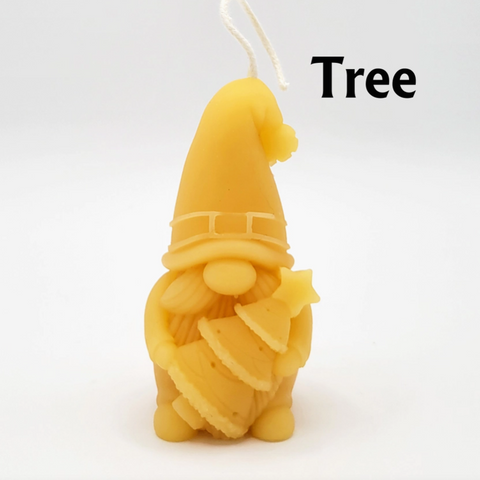 Beeswax Candle - Little Gnomes | Tree Gnome