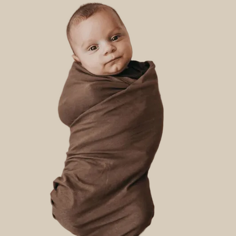Perfect Bamboo Swaddle | Fable Brown