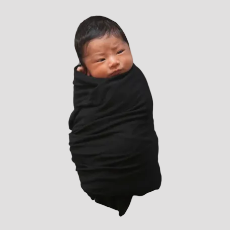 Perfect Bamboo Swaddle | Sawyer Black