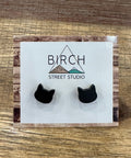 Birch street studio black cat earrings