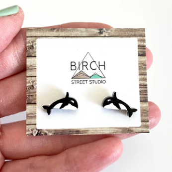 Birch street studio orca earrings