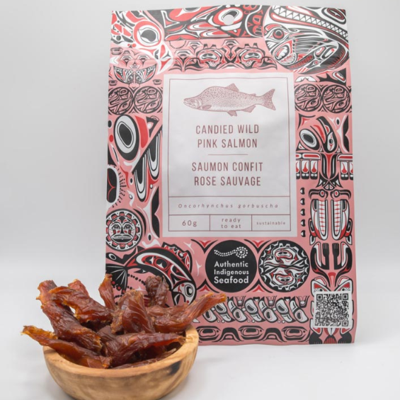 Authentic Indigenous Seafood - Candied Wild Pink Salmon