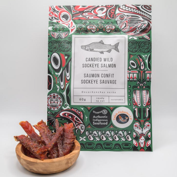 Authentic Indigenous Seafood - Candied Wild Sockeye Salmon