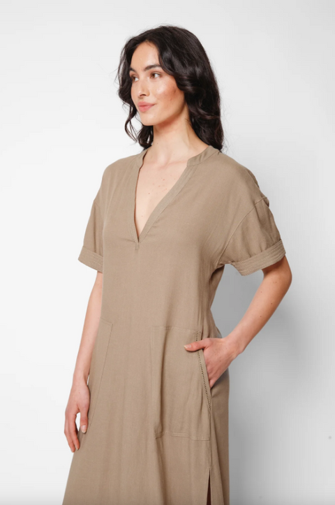 Capri Travel Dress | Khaki