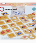 This wooden matching memory sensory toy game includes 32pcs of illustrated familiar childhood objects. Made from sustainable rubber wood and plywood.