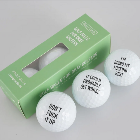 3 Golf Balls | Okay Golfers