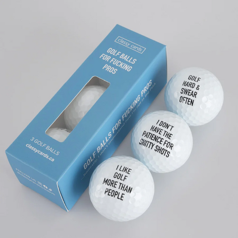 3 Golf Balls | F*cking Pros