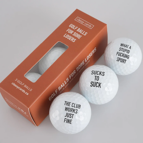 3 Golf Balls | Sore Losers