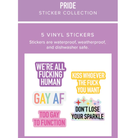 Pride, Vinyl Sticker sheet, gift, waterproof