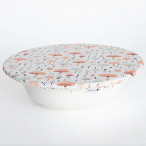 cute canadian mushroom bowl cover 