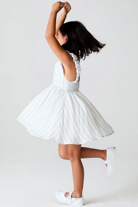 Crocket Mini Dress | Cloud Blue