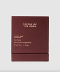 Maroon box with 'Poetry of the Gods' branding on a light gray background