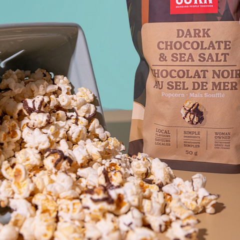 Dark Chocolate & Sea Salt Popcorn | Small