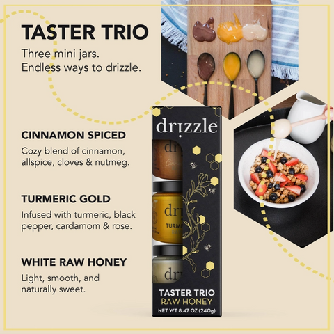 Honey Taster Trio | 3 x 80g