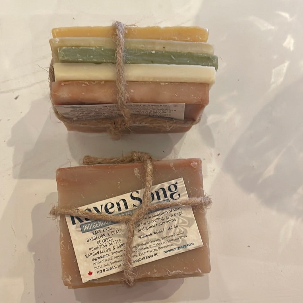 Indigenous Herbal Sampler | Ravensong Soap Set