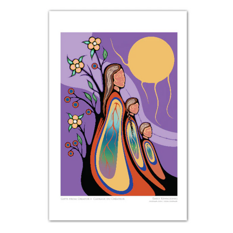Emily Kewageshig - Gifts From Creator | Art Card