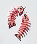 Matte Coral Large Salmon Ghost from Copper Canoe Woman