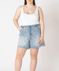demin shorts, horts, plus size, dex, canadian