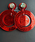indigenous, art, earrings