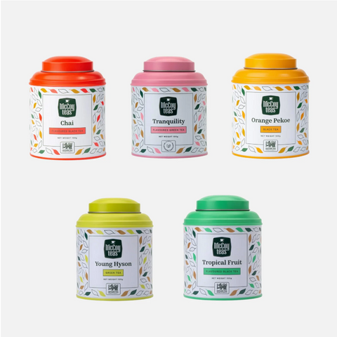 Premium Loose Leaf Tea | Chai, Tropical Fruit, Young Hyson, Tranquility or Orange Pekoe