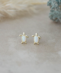 turtles, ocean, jewelry, earrings, studs