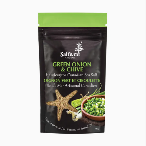 Green Onion & Chive Infused Sea Salt | 40g