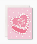 cute best friend birthday cake card