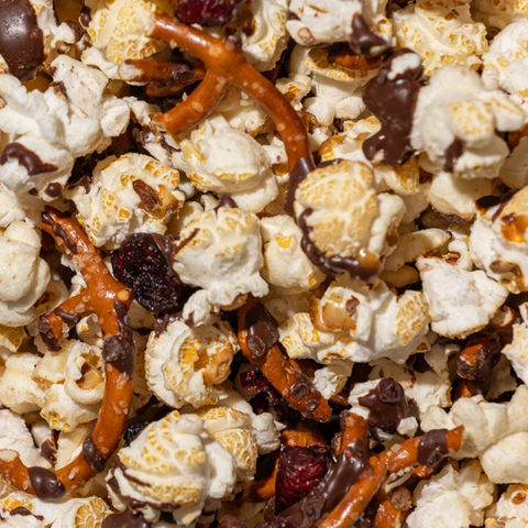 Hiker's Delight | Chocolate Drizzled Popcorn