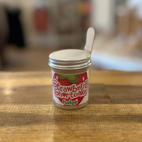 Jar Fudge | Strawberry Shortcake