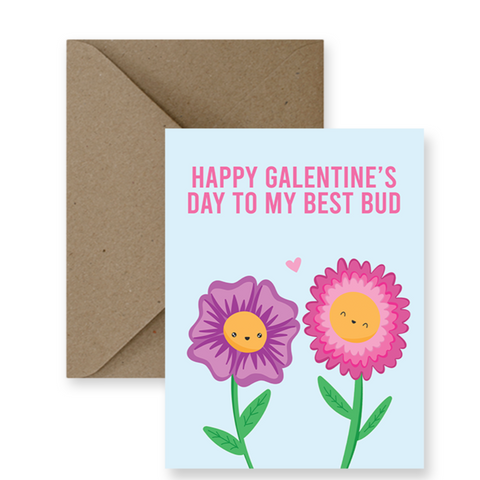 Impaper Cute Galentines Valentines Day Best Buds Card