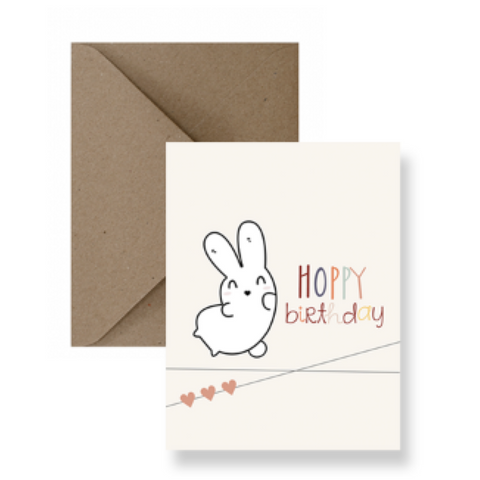 Cute Bunny Pun Birthday Card