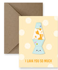 Cute Lava Lamp Love Card