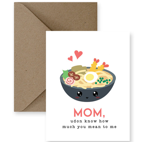 Cute Ramen Mother's Day Card