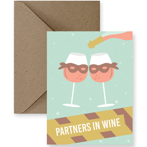 Funny Wine Love Card