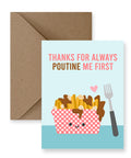 Funny Poutine Love Card